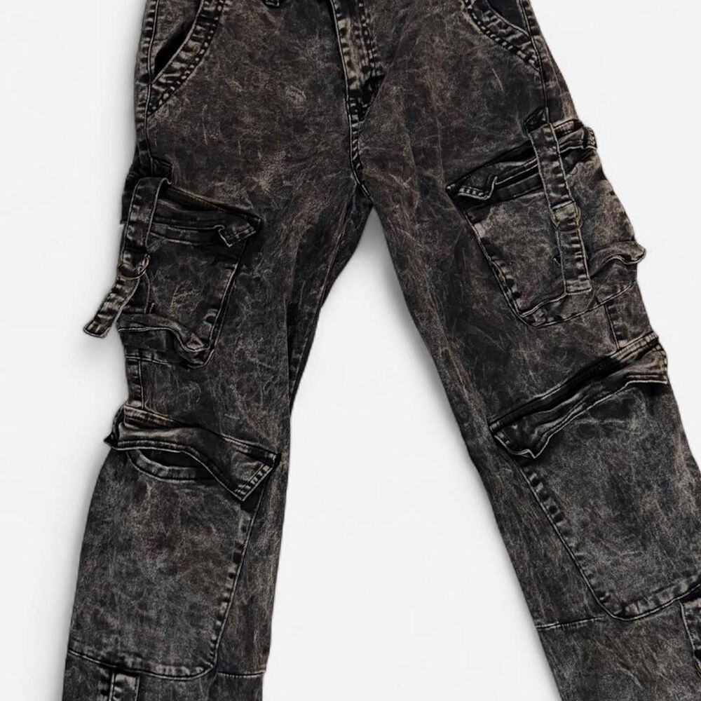 Disclosure Y2K Acid Wash Cargo Jeans Size 11/30